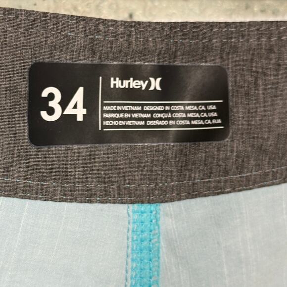 Hurley Phantom Naturals Weekender 20" Boardshorts Tahitian Teal 34 $60 - Picture 9 of 10